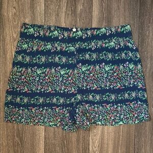Jolt Lined Vibrant Floral Print Shorts Size 5